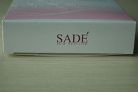 Roze Sade-Document Verpakkende Vakje Witte Kaart voor het Kosmetische Masker van het Ginsengencollageen