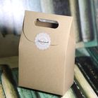 Duidelijk Bruin Kraftpapier-Document Vakje voor Gift Verpakking, Aangepaste Druk