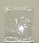 PE Ritssluitings Plastic Zakken die met Haak/Ondergoed verpakken die Duidelijke Zak kleden