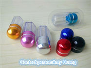 Lege Kleine Plastic de Pillenflessen van de Geneeskundefles met Rood/Blauw/Purper GLB