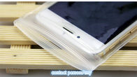 Zachte de ritssluitingszak van oppervlaktepvc, de Plastic Zakken die van EVA zak voor iphone verpakking verpakken