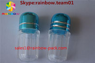 de plastic pillenflessen voor verkoop capsul containers dick gaven de containers hexagonale en achthoekige vorm gestalte van de flessen blauwe capsule