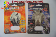 rhino7 &amp; rinoceros 25 de lege van de container duidelijke plastic capsules van de capsulevorm van de het geslachtspil van de de flessencontainer capsule van de het geslachtspil