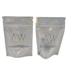 Custom Holographic Aluminium Foil Hervergrendelbare Mylar Bags Digitaal afdrukken Geurbestendige tassen voor sieraden