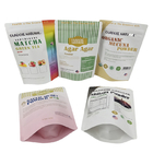 Groothandel Op maat gedrukte stand-up kraft papieren zak voor voedsel Flour Nut Rice Tea Spices Biodegradable Mylar Bags