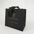 Promotie Geschikte prijs Vierkante bodem Op maat gemaakte papieren zakken met trekstreng Voor cadeautjes / kledingstukken / winkels