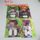 Zwarte Plastic Blaar Verpakking voor Mannelijke Verhogingscapsule Verpakking