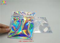 Tribune op Gelamineerde Materialen van de Laser de Kosmetische Verpakkende Zak Hologram met Ritssluiting