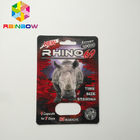 Geen Pak die van de Hoofdpijnblaar Seksuele Rinoceros 69 verpakken van de Pillencapsule de Doos van de Pakketkaart