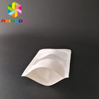 De witte Kraftpapier-Document Koekjeszakken die, Foliezak de Oppervlakte van de Verpakkingssteen eindigen verpakken