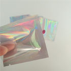 Regenboog die Verzegelde Plastic Zakkenhitte verpakken - verzegelde Mini Transparante Holografische Juwelenzak