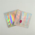 Regenboog die Verzegelde Plastic Zakkenhitte verpakken - verzegelde Mini Transparante Holografische Juwelenzak