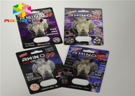 3D Effect Gekke Rinoceros 69 Rinoceros 7 van de de Pillenkaart van het Capsulegeslacht van de de verhogingspil de mannelijke verpakkende dozen en blaar 3d kaarten/doos