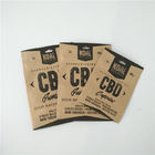 Resealable Plastic Zakken die het Document van CBD Eco Vriendschappelijke Kraftpapier Zakkenaluminiumfolie binnen verpakken