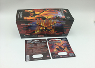 Rinoceros 69 3d Blaarkaart de Pillengepaste kleur van de Verpakkingscapsule met Vertoningsdocument Vakje
