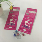 Roze Pussy de Kaart van de Kattenblaar van de de Doos Mannelijke Verhoging van de Verpakkingsvertoning de Pillenverpakking