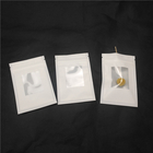 Zwarte Teksten Gedrukte de Zakken Witte Achtergrond van de Juwelenverpakking voor Armbandpakketten Earings