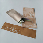 De gele glanzende aangepaste kosmetische verpakkende zak/folie vlakke groene zak van het theearoma skincare