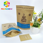 Voedsel verpakkingszakken met ritssluitingsdouane gedrukte document verpakkende zak voor thee