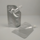 Duidelijke Zilveren Aluminiumfolie Juice Beverage Spout Pouch Packaging 100ml 150ml