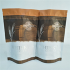200g de Flexibele Verpakkende Tribune van Matt Finish Black Ziplock Pouches op de Plastic Zakken van de Koffiezak