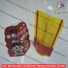De kleurrijke Tribune van de Drukdouane op de Plastic Zakken die van de Voedselrang met Ritssluiting verpakken