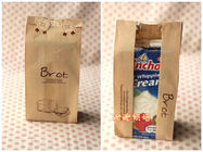 Brood/Melk het Document van Kraftpapier Zakken Gelamineerde multi-Lagen met Duidelijk Venster