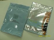 Ritssluitings Hoogste HUISDIER/PE Kosmetische Verpakkende Zak Rekupereerbaar met Duidelijke Voorzijde