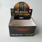 3D Effect Vertoningsdocument Verpakkend Vakje 4C Karton voor de Kaart van de 69 Rinocerosblaar