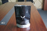 Tribune op de Zak van de Steen Zwarte Folie Verpakking, de Koffiezak van het Ritssluitingsvenster Verpakking