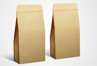 Gele Duidelijke Naar maat gemaakte het Document van Kraftpapier Zakken, de Snack Verpakkende Zakken van de Hoekplaat Zijritssluiting