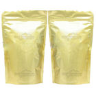 De gouden Vierkante Bodemaluminiumfolie doet Gedrukte Steen in zakken eindigt voor Koffie Verpakking