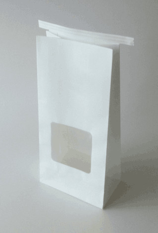 Het witte Kraftpapier-Document paste Document Zakken met Tintie voor de Thee/de Chocolade Verpakking aan van Oolong