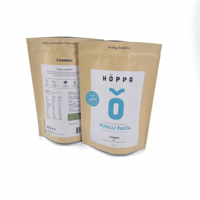Rekupereerbaar Kraftpapier paste Document Zakken Privé Etiket Duurzaam voor de Verpakking van Voedsel aan