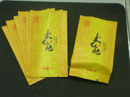 Gravure die Zij Chinese de Thee Verpakkende Zakken van de Hoekplaatfolie 10g 12g drukt