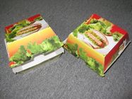 Witte Kartonnen Kleurrijke de Doos van het Drukpapier Verpakking voor Hamburger
