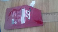 Spuit de Standaard Rode Vloeistof van FDA Plastic Zak verpakken/de Flexibele Tribune die omhoog zak