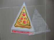 Plastic van de de Zakdriehoek van de Pizzaspaarder de Vormzak, de Duidelijke/Duidelijke Zak van de Greepverbinding