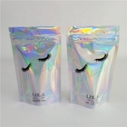 De transparante Plastic Holografische Zakken van Mylar van de Zakken Kosmetische Aluminiumfolie met Ritssluitingshandvat
