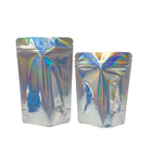 Aluminium Glanzende Holografische Koekjes die Zakken3.5g 7g Tribune op Zakken verpakken