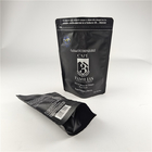 Matte afwerking Voedselkwaliteit geurbestendige vochtbestendige gelamineerde aluminiumfolie Zip slotzak Stand Up pouch koffiezak