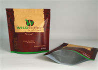 Zwarte van de Verpakkingszakken van Mylar Plastic de Ritssluitingstribune omhoog voor Koffie en Thee