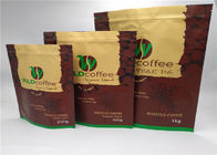 Zwarte van de Verpakkingszakken van Mylar Plastic de Ritssluitingstribune omhoog voor Koffie en Thee