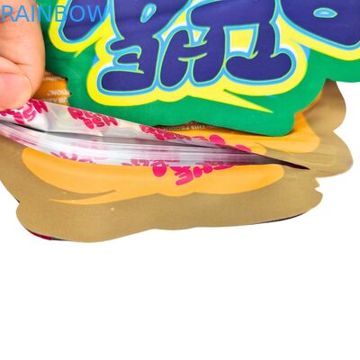 3.5g 7g 14g Ziplock Mylar Bag eetbare kindervrije aluminiumfolie voor koekjes Gummy