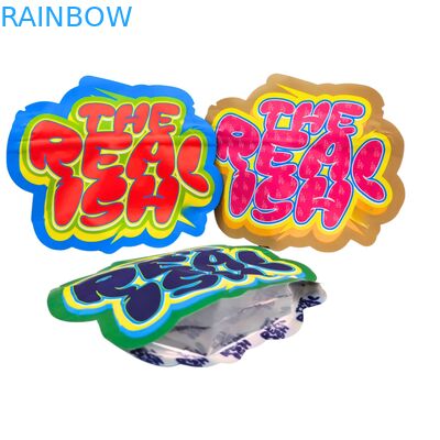 3.5g 7g 14g Ziplock Mylar Bag eetbare kindervrije aluminiumfolie voor koekjes Gummy