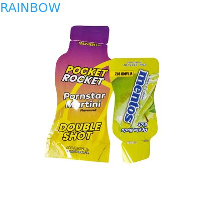 Op maat bedrukte holografische Mylar zak  Hersluitbare biologisch afbreekbare verpakking voor voedsel snackzakken