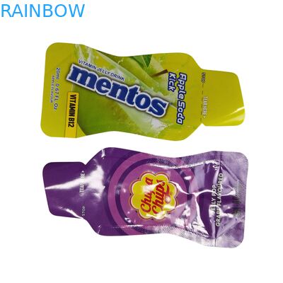 Op maat bedrukte holografische Mylar zak  Hersluitbare biologisch afbreekbare verpakking voor voedsel snackzakken