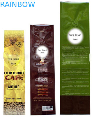 OEM HUISDIER/AL/PE de Foliezak van de Koffieklep Verpakking met Ritssluiting