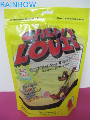 Aangepaste Vlakte/Tribune op Foliezak die PPET/AL/PE Mylar met Ritssluiting verpakken