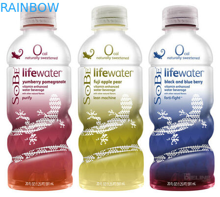 Pvc krimpt Kokeretiketten CMRK/Pantone-Druk voor Vruchtensap